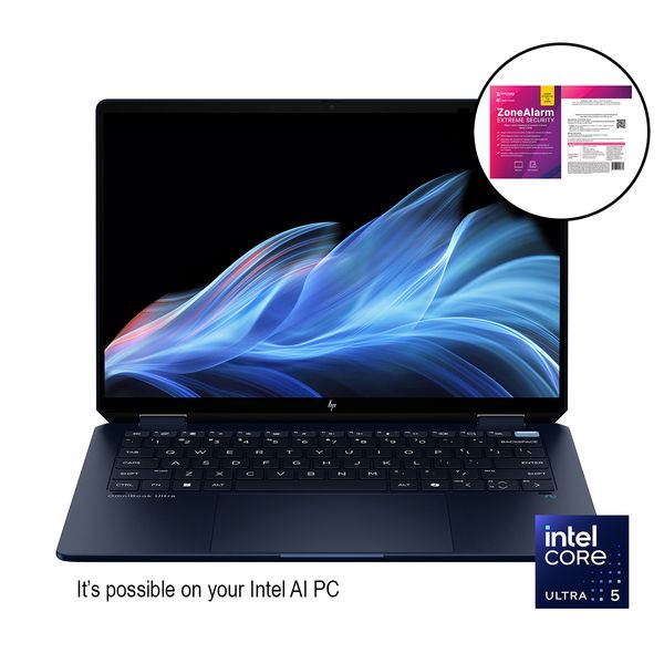 HP Omnibook 14-fh0003nv U5-226V/16GB/1TB &amp ZoneAlarm Extreme Security Laptop