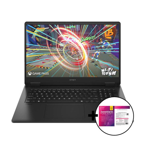 HP Omen 17-db0009nv R9-8945HS/16GB/GeForce RTX 4060 &amp ZoneAlarm Extreme Security Laptop
