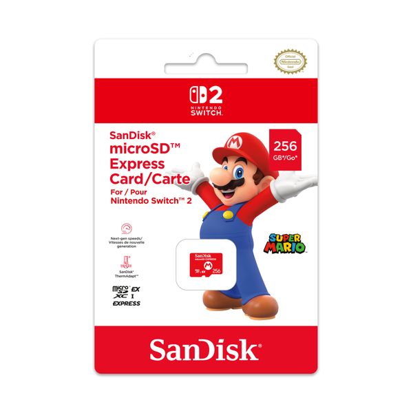 Sandisk MicroSD Express Mario Κάρτα Mνήμης
