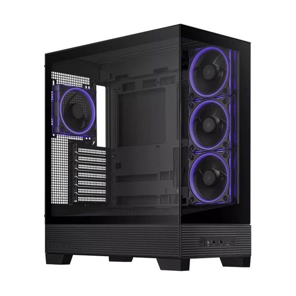 Asus A31 Plus Tempered Glass ARGB Black Κουτί Η/Υ