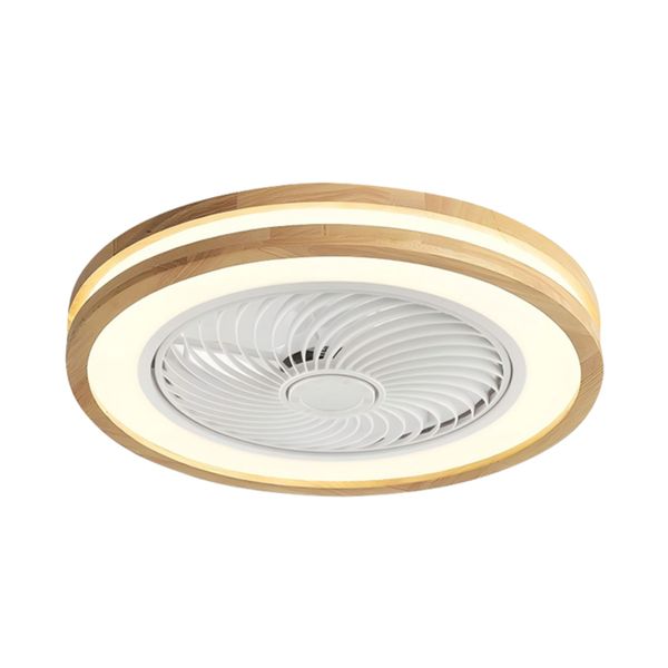Eurolamp 300-25072 White Wood Ανεμιστήρας Οροφής