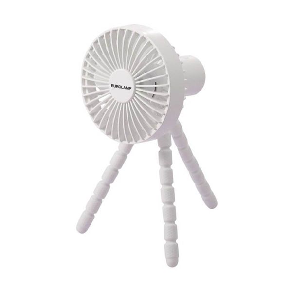 Eurolamp 300-20547 White Ανεμιστήρας Επιτραπέζιος