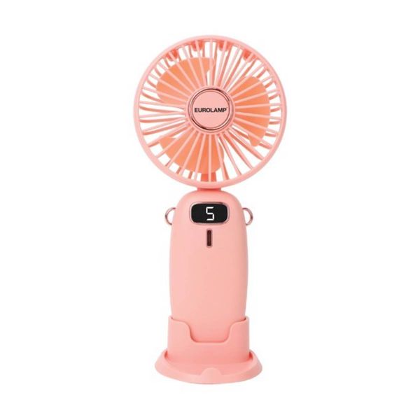 Eurolamp 300-20539 Pink Ανεμιστήρας Χειρός