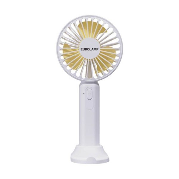 Eurolamp 300-20551 White - Yellow Ανεμιστήρας Χειρός