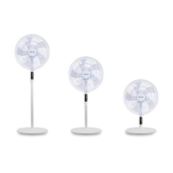 Eurolamp 300-20006 White Ανεμιστήρας Δαπέδου