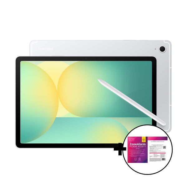 Samsung Galaxy Tab S10 FE 8GB/128GB Wi-Fi Silver &amp ZoneAlarm Extreme Security Tablet