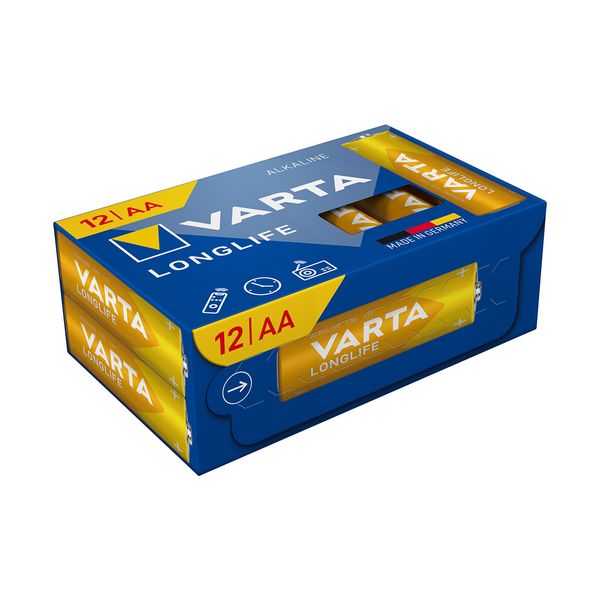 Varta Longlife Cube 12x AA Μπαταρίες Αλκαλικές