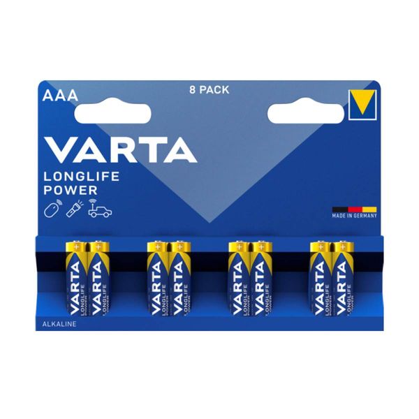 Varta Longlife Power AAA 8τμχ. Μπαταρίες Αλκαλικές