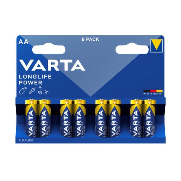 Varta Longlife Power AA 8τμχ. Μπαταρίες Αλκαλικές