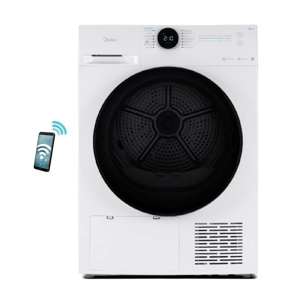 Midea MD200H90BW/W-GR 9 Kg Στεγνωτήριο