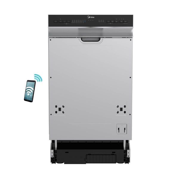 Midea MDWES1033DB-W Ημιεντοιχιζόμενο Πλυντήριο Πιάτων 45cm