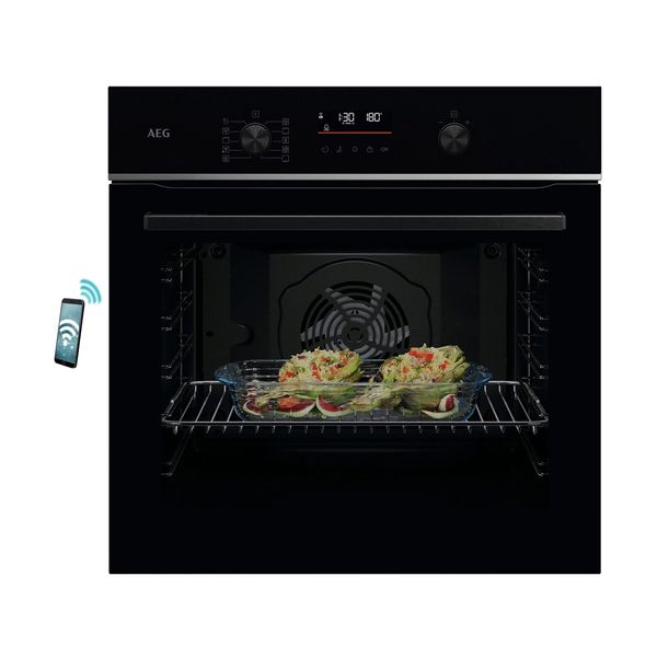 AEG TU5PB431SB Black Φούρνος Εντοιχιζόμενος