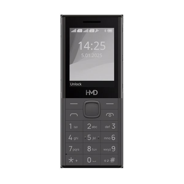 HMD 150 Music (2025) 2G Black Κινητό Τηλέφωνο