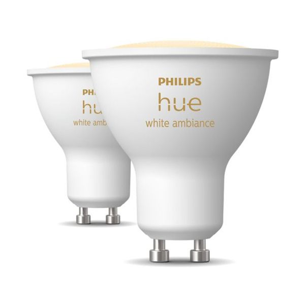 Philips Hue White Ambiance GU10 4.2W 2-Pack EU Λάμπα