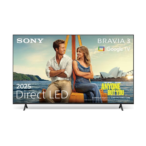 Sony BRAVIA 3 Direct LED Google TV (2025) 85" Τηλεόραση Smart 4K
