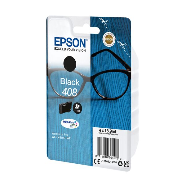 Epson 408 (C13T09J14010) Black Μελάνι InkJet