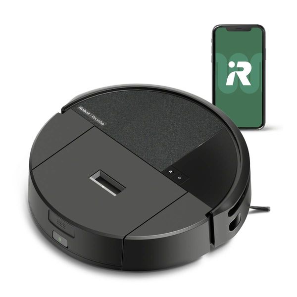 iRobot Roomba Combo 205 DustCompactor Black Ρομποτική Σκούπα