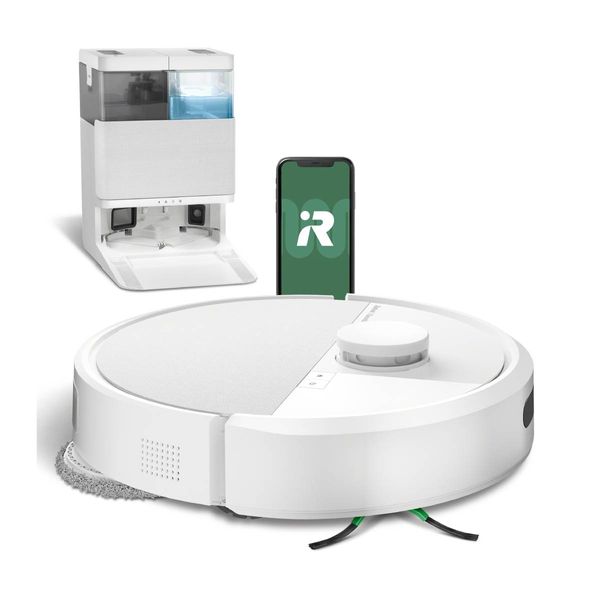 iRobot Roomba Plus 405 Combo με AutoWash Dock White Ρομποτική Σκούπα