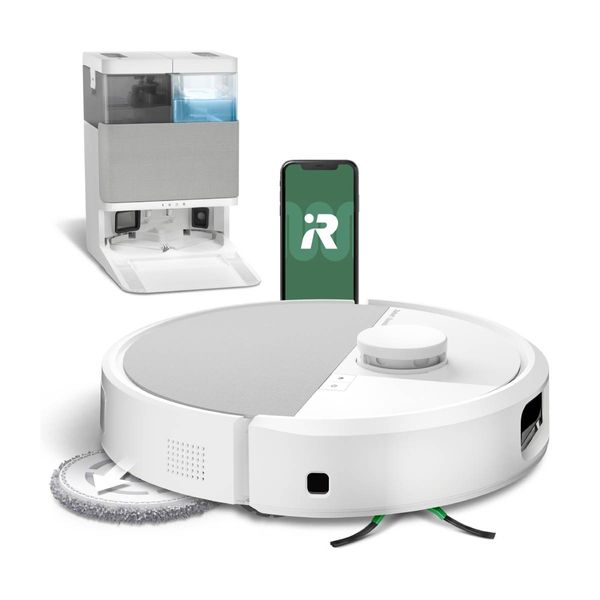 iRobot Roomba Plus 505 Combo Robot με AutoWash Dock White Ρομποτική Σκούπα