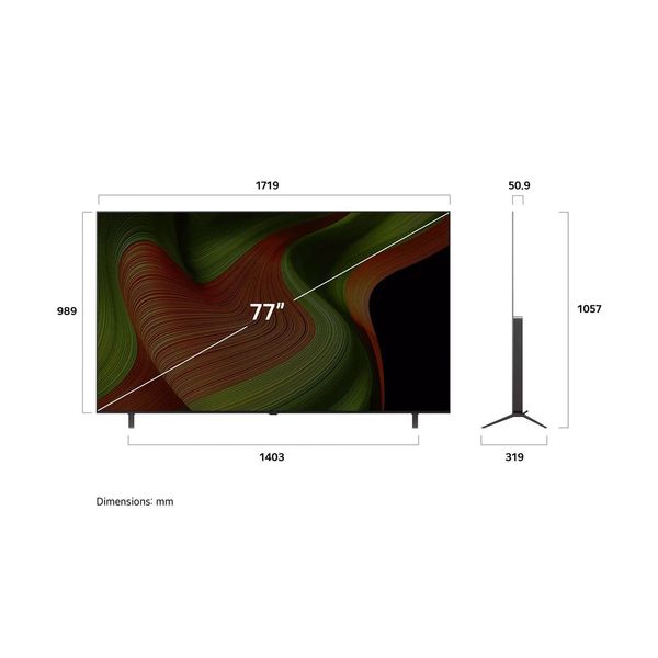 LG OLED B5 77B56 77" AI TV Τηλεόραση Smart 4K