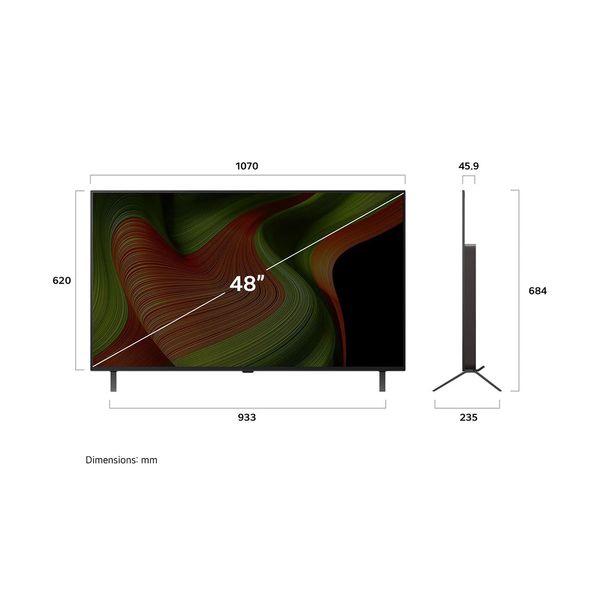 LG OLED B5 48B56 48" AI TV Τηλεόραση Smart 4K