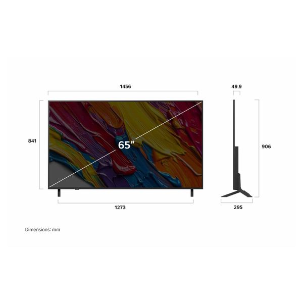 LG QNED 65QNED82A6B 65" AI TV Τηλεόραση Smart 4K