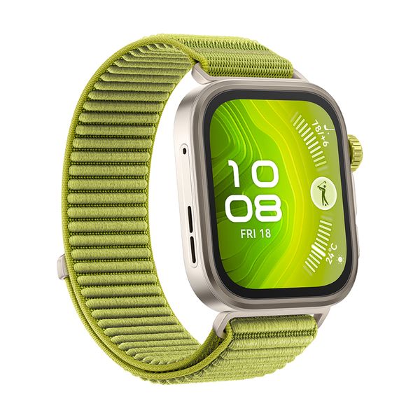 Huawei Watch Fit 4 Pro Green Woven SmartWatch