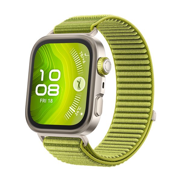 Huawei Watch Fit 4 Pro Green Woven SmartWatch