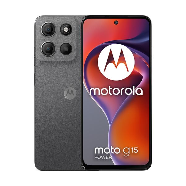 Motorola Moto g15 Power 8GB/256GB Gravity Grey Smartphone