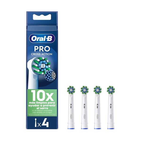 Oral-B Cross Action Pro 4 τμχ Κεφαλές Οδοντόβουρτσας