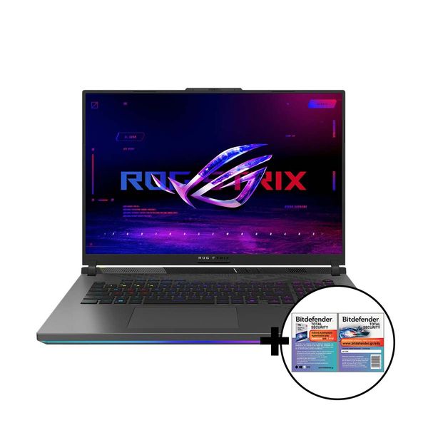 Asus ROG Strix G18 G814PM-S9025W R9 8940HX/32GB/1TB/Nvidia GeForce RTX 5060 8GB &amp Bitdefender Total Security Laptop