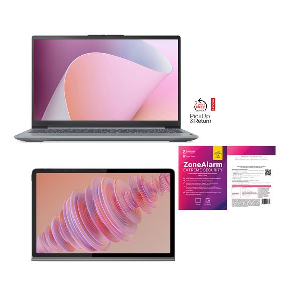 Lenovo IdeaPad Slim 3 15AMN8 R5-7520U/16GB/512GB/Win 11 S &amp Tab Plus 11.5'' 8/256GB Wi-Fi Luna Gray &amp ZoneAlarm Extreme Se