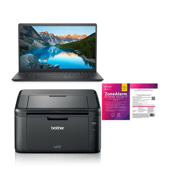 Dell Inspiron 15 3520 i5-1235U/8GB/512GB &amp Brother HL1222W &amp ZoneAlarm Extreme Security