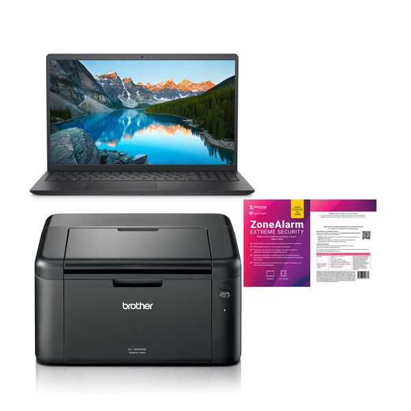 Dell Inspiron 3530 /i7-1355U/16GB/1TB Carbon Black &amp Brother HL1222W &amp ZoneAlarm Extreme Security