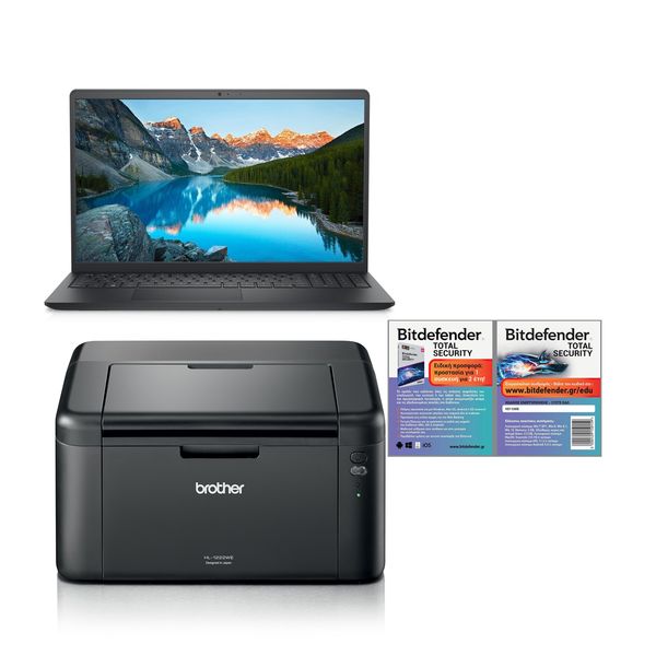 Dell Inspiron 15 3520 i5-1235U/8GB/512GB &amp Brother HL1222W &amp Bitdefender Total Security