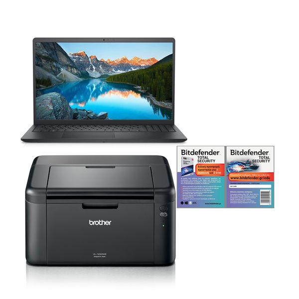 Dell Inspiron 15 3530 i5-1334U/16GB/512GB &amp Brother HL1222W &amp Bitdefender Total Security
