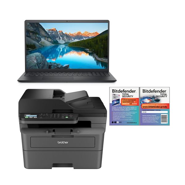 Dell Inspiron 15 3520 i5-1235U/8GB/512GB &amp Brother MFC-L2800DW Mono laser &amp Bitdefender Total Security