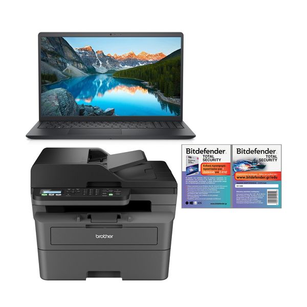 Dell Inspiron 15 3530 i5-1334U/16GB/512GB &amp Brother MFC-L2800DW Mono laser &amp Bitdefender Total Security
