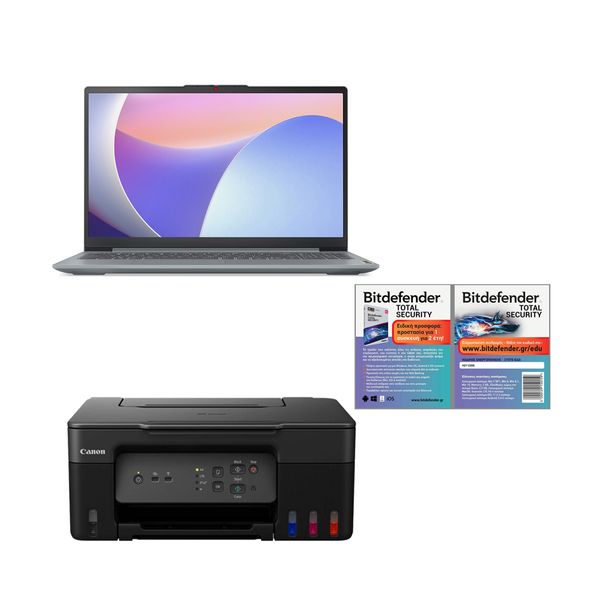 Lenovo IdeaPad Slim 3 15IRH8 i7-13620H/16GB/1TB &amp Canon Megatank G3430 &amp Bitdefender Total Security Laptop