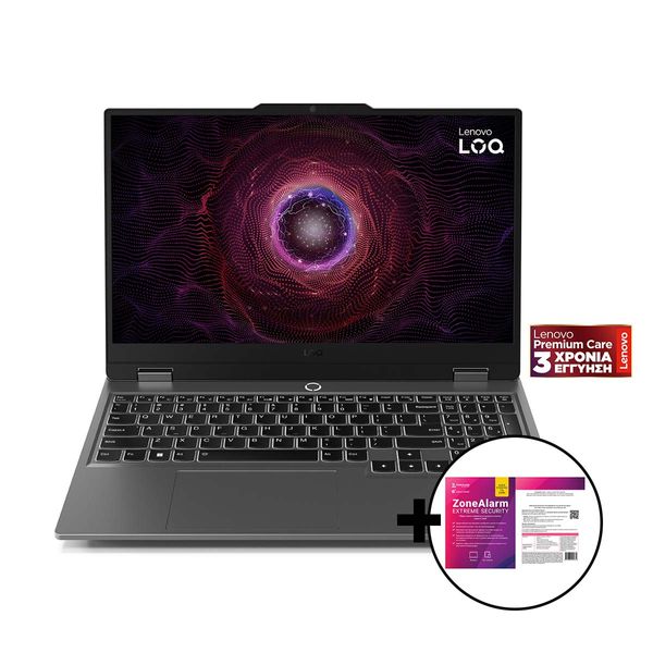 Lenovo LOQ 15ARP9 R7-7435HS/16GB/512GB/GeForce RTX 4050 6GB &amp ZoneAlarm Extreme Security Laptop