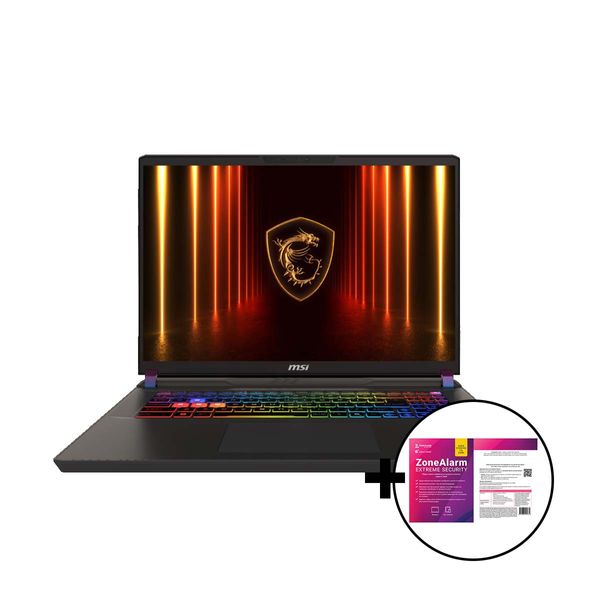 MSI Vector 17 HX AI i9 275HX/32/5070 Ti &amp ZoneAlarm Extreme Security Laptop