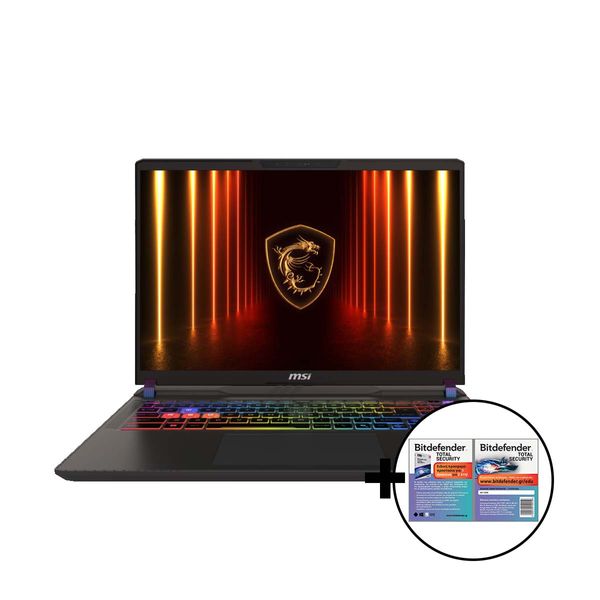 MSI Vector 16 HX AI A2XWHG-071GR 2.5K Intel Core Ultra 9 275HX/32GB/1TB/RTX 5070Ti 12GB &amp Bitdefender Total Security Laptop