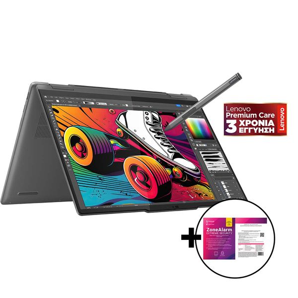 Lenovo Yoga 7i 2-in-1 14IML9 U7-155U/16GB/1TB &amp ZoneAlarm Extreme Security Laptop/Tablet