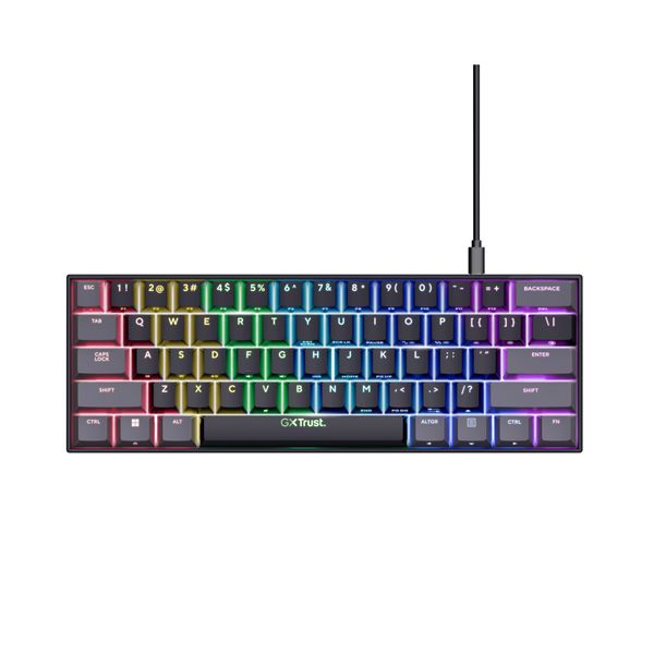 Trust GXT 867 Acira 60% mini mechanical Gaming Keyboard