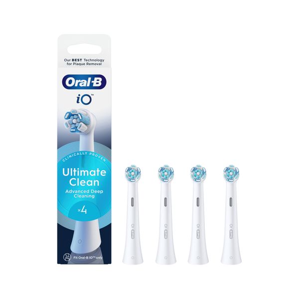 Oral-B Pro Ultimate Clean 4τμχ White Κεφαλές Οδοντόβουρτσας