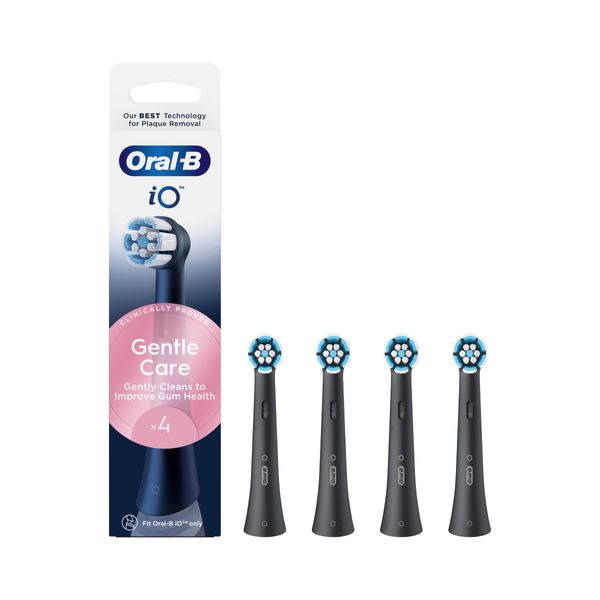 Oral-B Gentle Care 4τμχ Black Κεφαλές Οδοντόβουρτσας