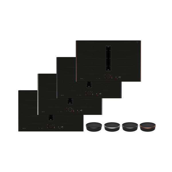 Neff V68YYX4B0 80cm Black Matt Επαγωγική Εστία