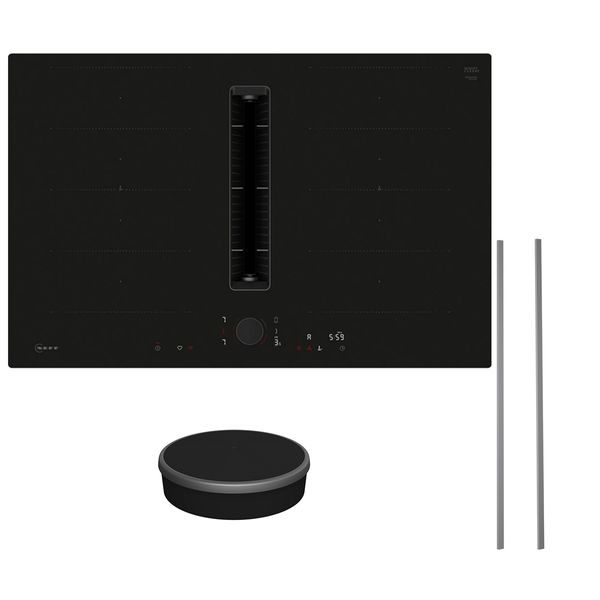 Neff V68YYX4B0 Επαγωγική Εστία & Z9801TWAY0 Twist Pad Flex & Z9802PFAY0 Anthracite Grey Flex Design Kit