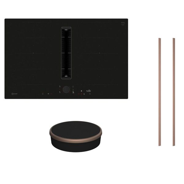 Neff V68YYX4B0 Επαγωγική Εστία & Z9801TWBY0 Twist Pad Flex & Z9802PFBY0 Brushed Bronze Flex Design Kit