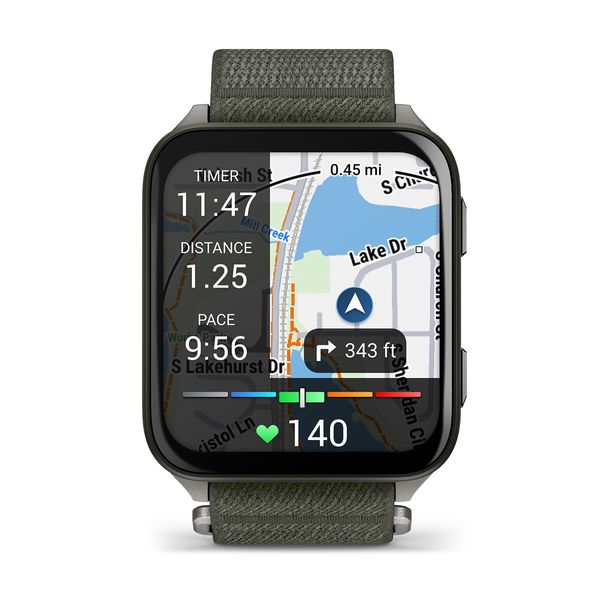 Garmin Venu X1 Moss with Titanium SmartWatch
